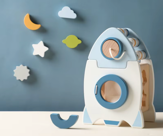 Wooden rocket Toys Baby Club