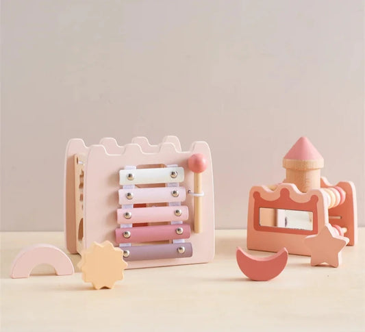 Wooden castle Toys Baby Club