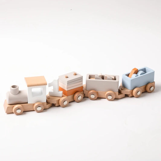 Wooden train Toys Baby Club