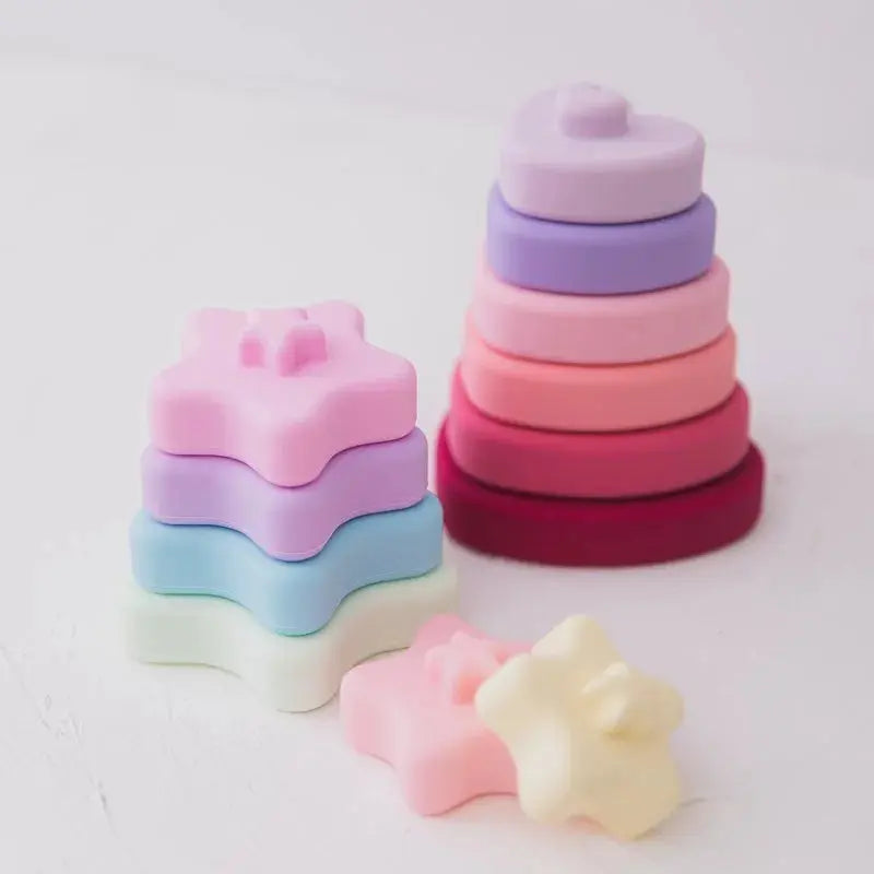 Silicone stacking blocks Toys Baby Club