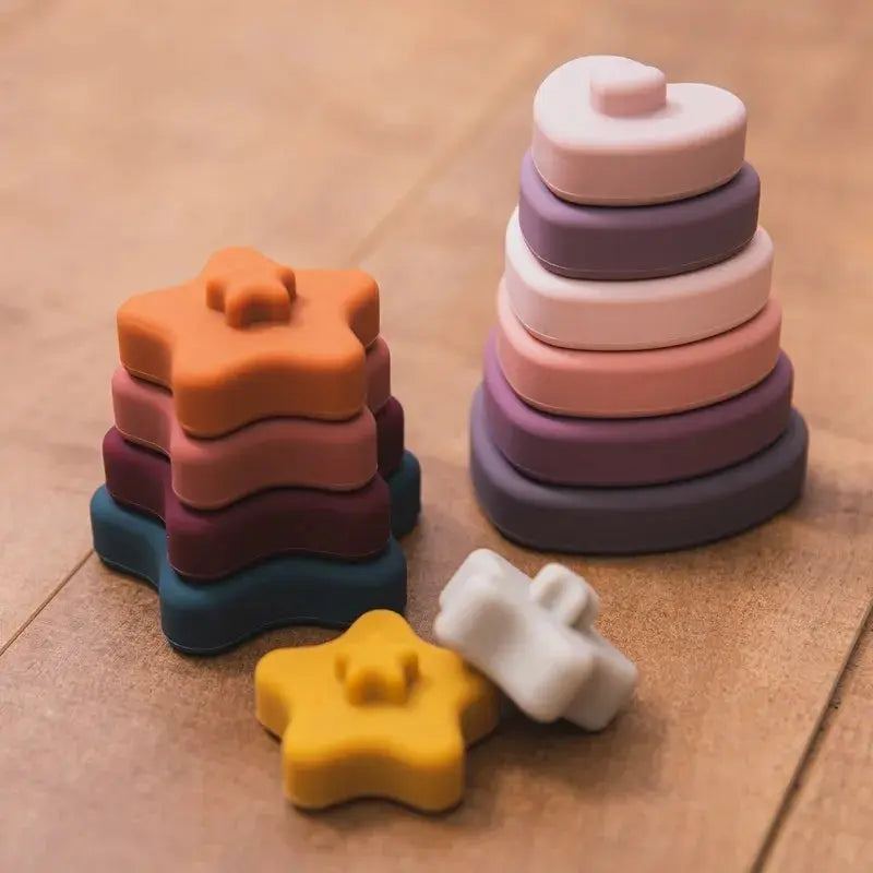 Silicone stacking blocks Toys Baby Club