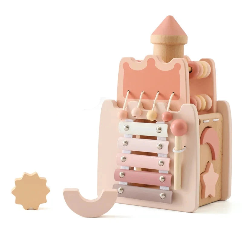 Wooden castle Toys Baby Club