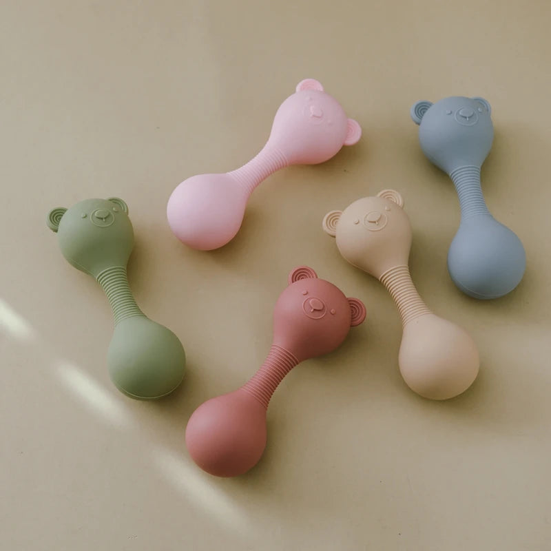 Silicone musical rattle Toys Baby Club