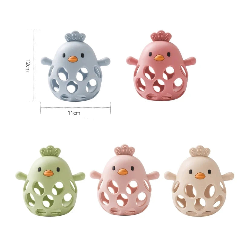 Silicone  chick teething Toys Baby Club