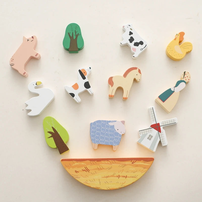 Wooden farm Toys Baby Club