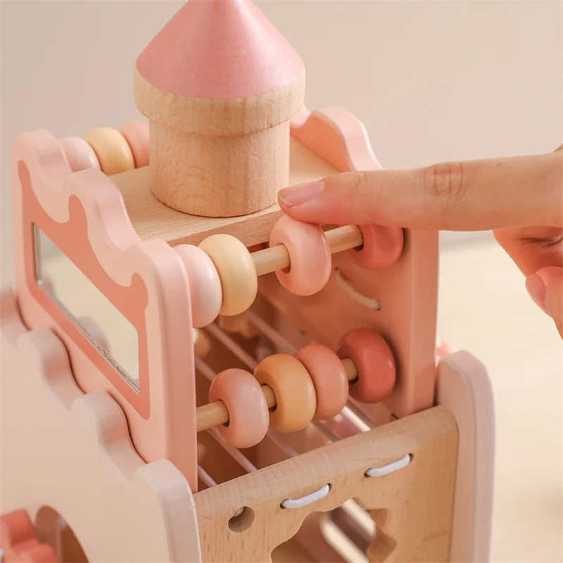 Wooden castle Toys Baby Club