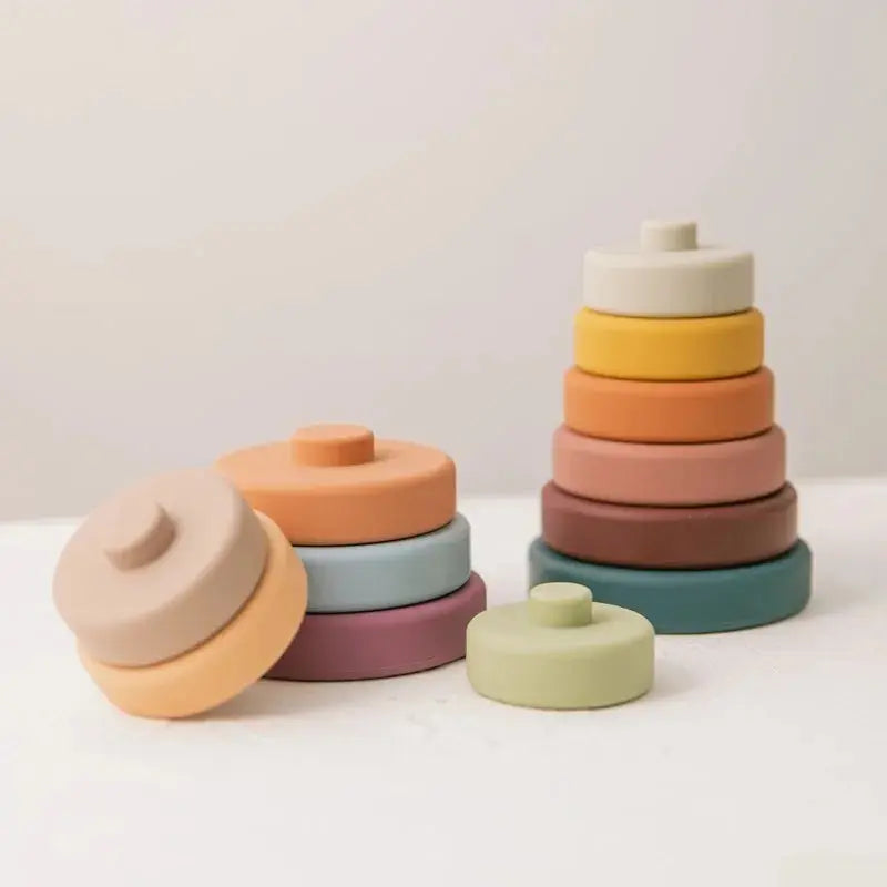 Silicone stacking blocks Toys Baby Club